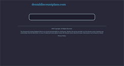 Desktop Screenshot of dentaldiscountplans.com